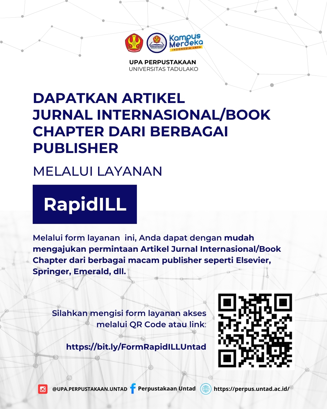 Dapatkan Artikel Jurnal Internasioal/ Book Chapter Dari Berbagai Publisher