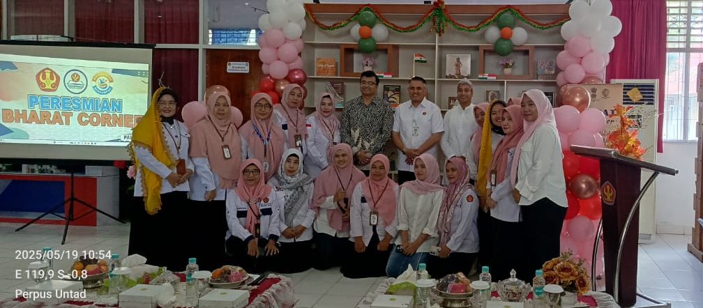 Peresmian Bharat Corner di UPA Perpustakaan UNTAD: Perkuat Kerja Sama Budaya Indonesia–India