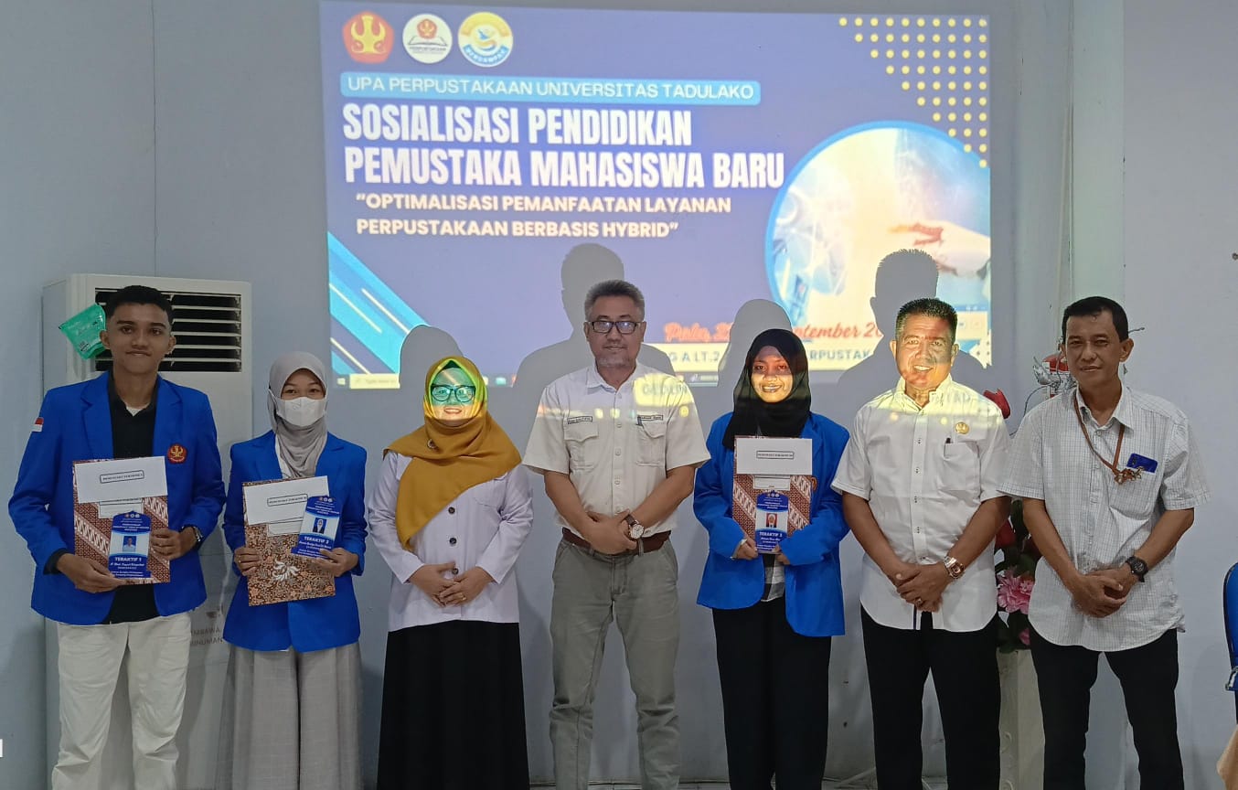 Reward Bagi Pemustaka Teraktif UPA Perpustakaan Universitas Tadulako Tahun 2025