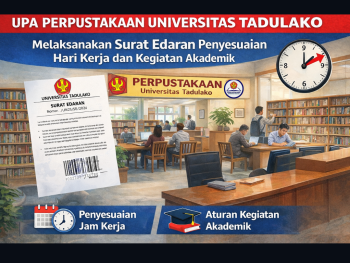 Universitas Tadulako Terbitkan Surat Edaran Penyesuaian Hari Kerja dan Kegiatan Akademik