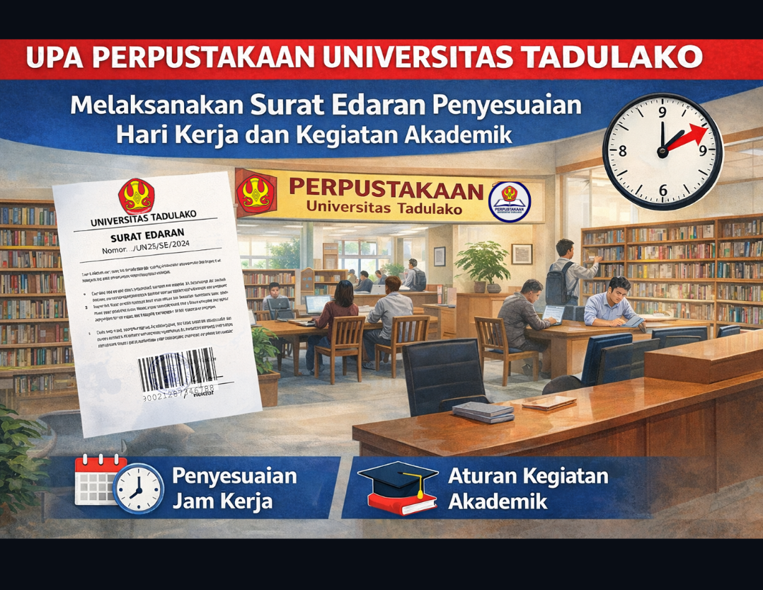 Universitas Tadulako Terbitkan Surat Edaran Penyesuaian Hari Kerja dan Kegiatan Akademik